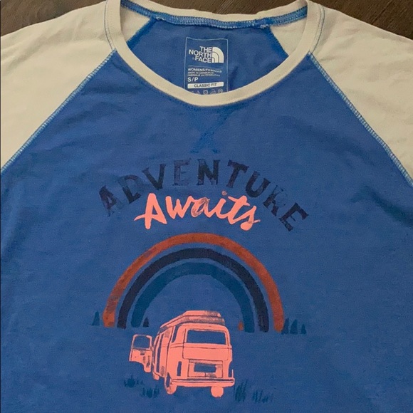 NorthFace Women’s Small 3/4 sleeve T-shirt - Picture 2 of 3